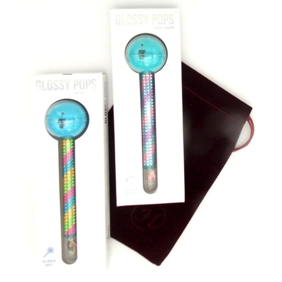 Glossy Pops I Believe In Unicorns Lollipop In Lights Lip Balm Lip Gloss Duo Bag
